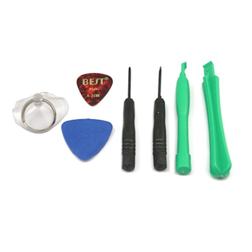 0886201612613 - 7 IN 1 TOOL SET (PLASTIC PRYING TOOLS-GREEN, SUCTION CUP, PICK, SCREWDRIVER) FOR IPHONE 2G 3G, NOKIA, HTC, ECT