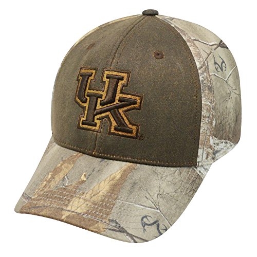 0886381045300 - KENTUCKY WILDCATS TOP OF THE WORLD NCAA-HABITAT-CAMOUFLAGE ONE-FIT HAT CAP SIZE M/LG