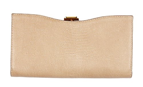 0886382906716 - COACH MADISON LEATHER FRAMED CLUTCH EVENING BAG IN SAND
