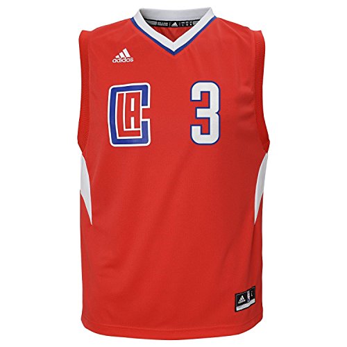 0886411356291 - NBA LOS ANGELES CLIPPERS CHRIS PAUL #3 MEN'S REPLICA JERSEY, X-LARGE, RED