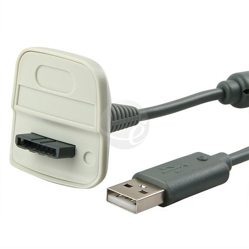 0886489425868 - GRAY USB CHARGING CABLE FOR XBOX 360 CONTROLLERS
