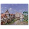0886511095533 - TRADEMARK FINE ART THE BRIDGE AT MORET, 1893 CANVAS WALL ART BY ALFRED SISLEY