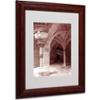 0886511296022 - TRADEMARK FINE ART MUSEE DE CLUNY MATTED FRAMED ART BY KATHY YATES, WOOD FRAME