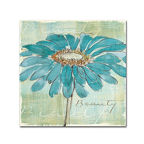 0886511575073 - TRADEMARK FINE ART SPA DAISIES I BY CHRIS PASCHKE WALL DECOR, 14 BY 14-INCH