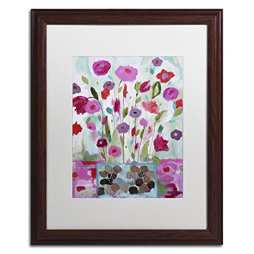 0886511733930 - TRADEMARK FINE ART SOLSTICE BOOMS BY CARRIE SCHMITT WOOD FRAME, 16 BY 20, WHITE