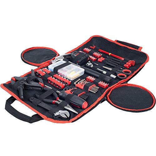 0886511773400 - STALWART 75-HT1086 86 PIECE TOOL KIT - HOUSEHOLD CAR & OFFICE IN ROLL UP BAG