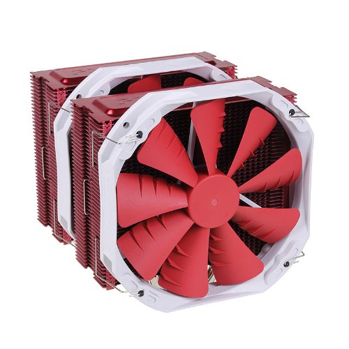 0886523000037 - PHANTEKS PH-TC14PE_RD 5 X ?8MM DUAL HEAT-PIPES, DUAL 140MM PREMIUM FANS, QUIET CPU COOLER WITH PATENTED P.A.T.S COATING