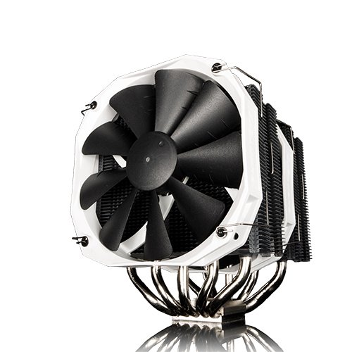 0886523000174 - PHANTEKS CPU COOLER WITH 5 X 8MM DUAL HEAT-PIPES, 140MM PREMIUM FANS AND PWM ADAPTOR, PATENTED P.A.T.S COATING, PH-TC14PE_BK (BLACK)