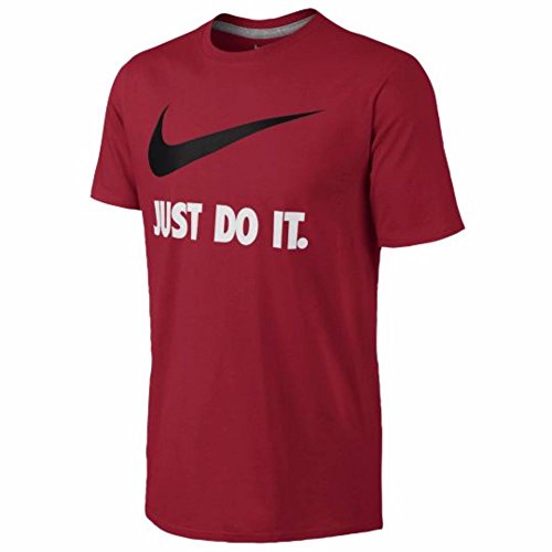0886548984398 - NIKE MEN'S JUST DO IT T-SHIRT RED, SIZE SMALL