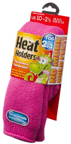 0886590000664 - HEAT HOLDERS CHILDREN SMALL HEAT HOLDERS, MID PINK, US SHOE SIZE 10-2½, 1 PAIR
