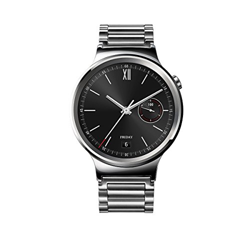 0886598036160 - HUAWEI WATCH STAINLESS STEEL WITH STAINLESS STEEL LINK BAND (U.S. WARRANTY)