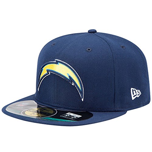 0886614823101 - NFL SAN DIEGO CHARGERS ON FIELD 5950 GAME CAP, NAVY, 7 1/4