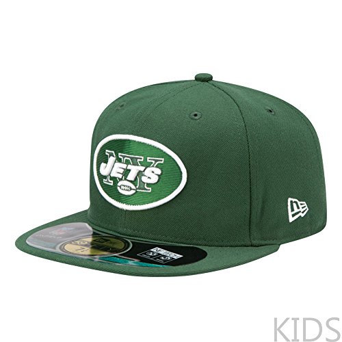 0886614828038 - NFL NEW YORK JETS ON FIELD 5950 GAME CAP, HUNTER GREEN, 6 1/2, YOUTH