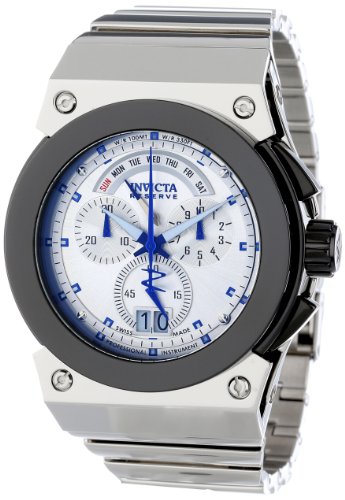 0886678119325 - INVICTA MEN'S 11932 AKULA RESERVE CHRONOGRAPH SILVER DIAL STAINLESS STEEL WATCH