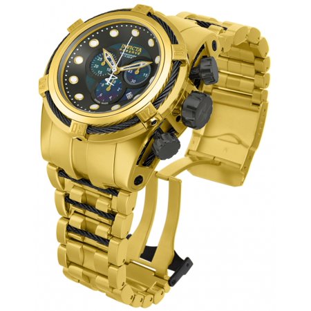 0886678142484 - INVICTA 12741 RESERVE BOLT ZEUS GOLD SWISS CHRONOGRAPH STAINLESS STEEL WATCH