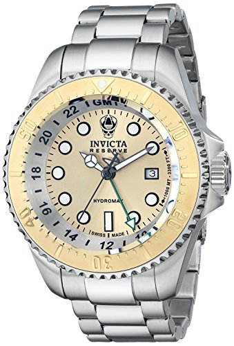 0886678207473 - INVICTA MEN'S 16962 RESERVE STAINLESS STEEL BRACELET WATCH WITH GOLD-TONE BEZEL
