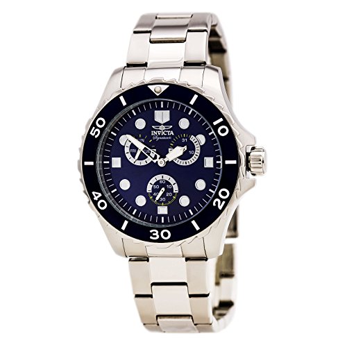 0886678233540 - INVICTA SIGNATURE II MULTI-FUNCTION BLUE DIAL STAINLESS STEEL MENS WATCH 7050
