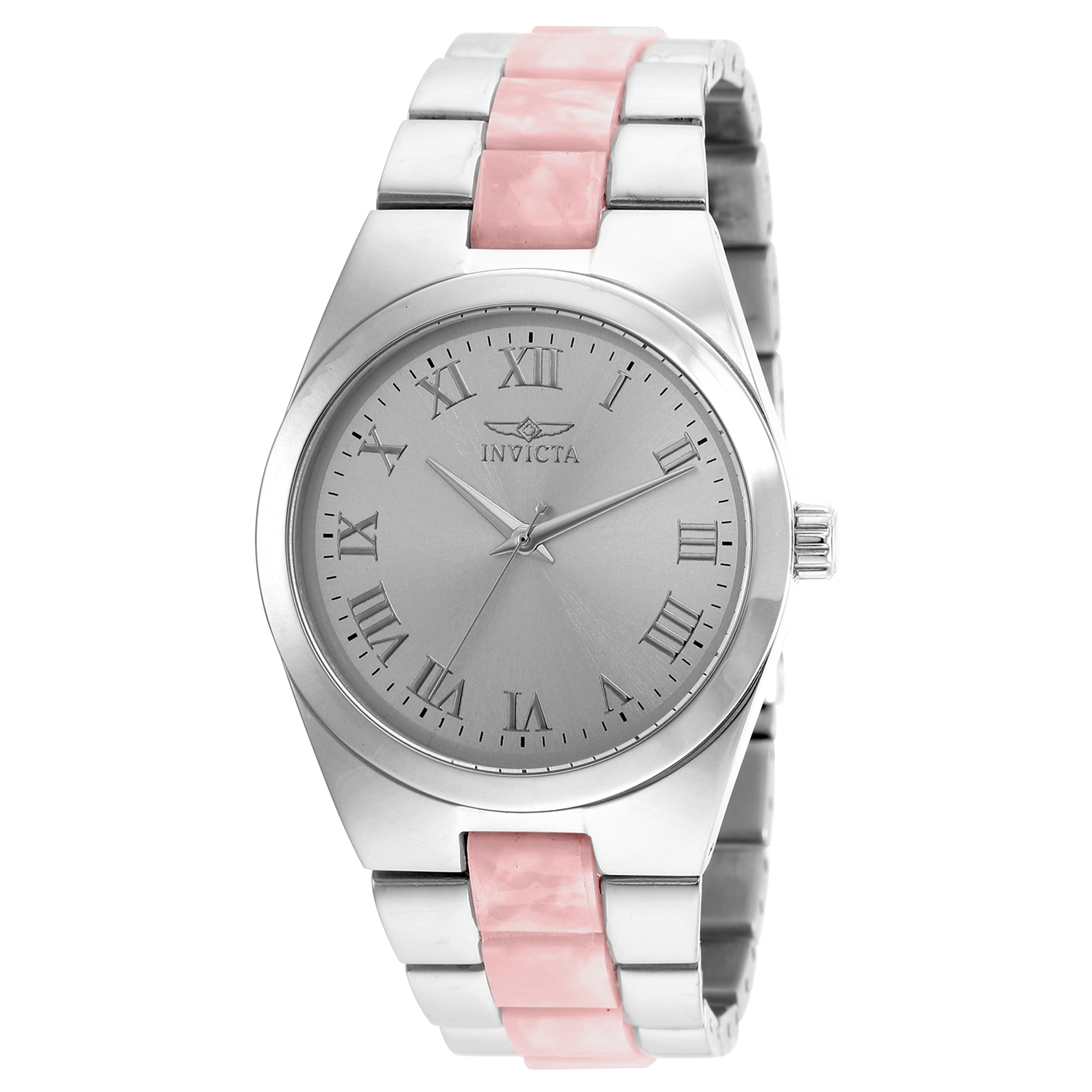 0886678253104 - ANGEL LADIES 38MM STAINLESS STEEL STAINLESS STEEL SILVER DIAL PC21 QUARTZ WATCH