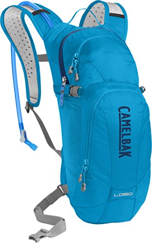 0886798002866 - CAMELBAK LOBO CRUX RESERVOIR HYDRATION PACK, ATOMIC BLUE/PITCH BLUE, 3 L/100 OZ