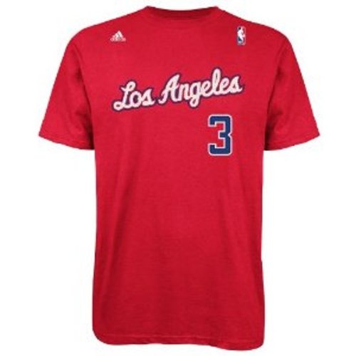0886835336565 - NBA LOS ANGELES CLIPPERS RED THE GO TO TEE CHRIS PAUL #3, LARGE