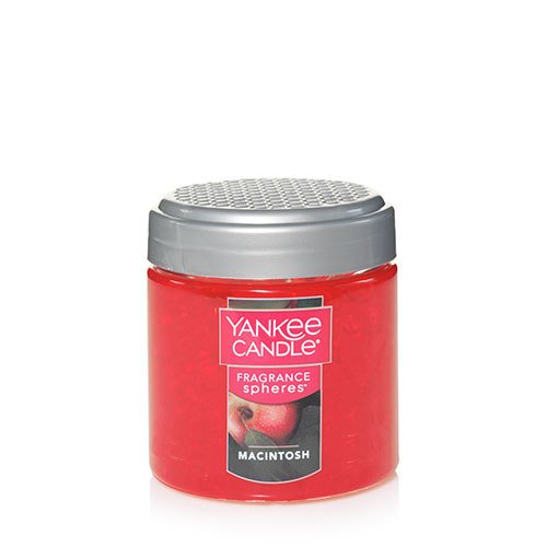 0886860589912 - YANKEE CANDLE COMPANY YANKEE CANDLE FRAGRANCE SPHERES MACINTOSH, SMALL, RED