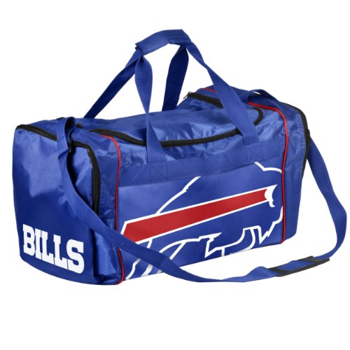 0886867893524 - FOREVER COLLECTIBLES NFL BUFFALO BILLS CORE DUFFLE BAG
