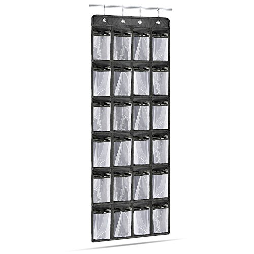 0886961027641 - LARGE STURDY SHOES STORAGE OVER THE DOOR SHOE ORGANIZER,OVER DOOR SHOE RACK WITH 4 METAL HOOK INCLUDED 4 METAL HOOK INCLUDED FROM SALLYMALL