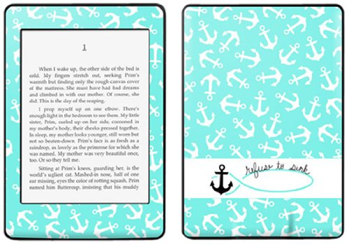 0886990043810 - KINDLE PAPERWHITE DECAL/SKIN KIT, REFUSE TO SINK