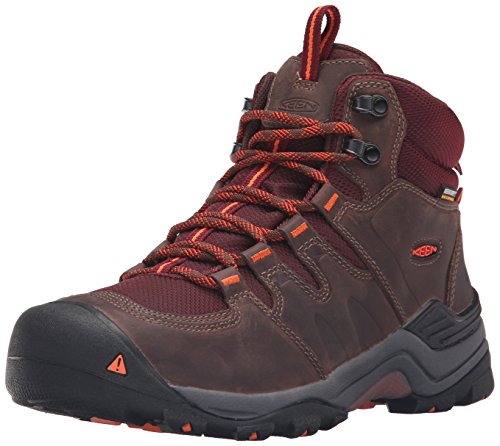 0887194769339 - KEEN WOMEN'S GYPSUM II MID WP BOOT, COCOA/TIGER LILLY, 6 M US