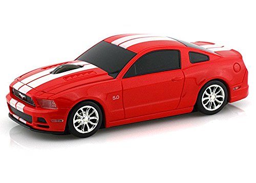 0887210800015 - LANDMICE FORD MUSTANG GT WIRELESS COMPUTER MOUSE -- RED