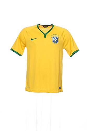 0887227154835 - 2014-15 BRAZIL HOME WORLD CUP FOOTBALL SHIRT SIZE MEDIUM