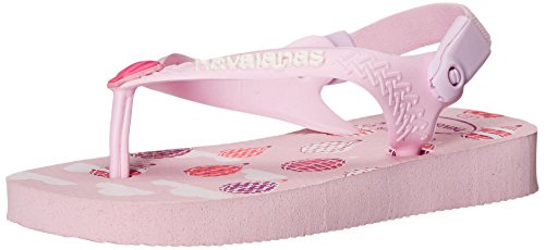 0887252206233 - HAVAIANAS BABY CHIC AUS SANDAL FLIP FLOP WITH BACKSTRAP (TODDLER), CRYSTAL ROSE, 23-24 BR(9 M US TODDLER)