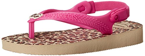 0887252239408 - HAVAIANAS BABY CHIC SANDAL FLIP FLOP WITH BACKSTRAP (TODDLER), SAND GREY, 23-24 BR(9 M US TODDLER)