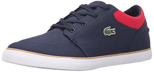 0887255993741 - LACOSTE MEN'S BAYLISS 116 2 FASHION SNEAKER, NAVY/RED, 8 M US