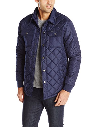 0887260247389 - U.S. POLO ASSN. MEN'S QUILTED SHIRT JACKET, CLASSIC NAVY, X-LARGE