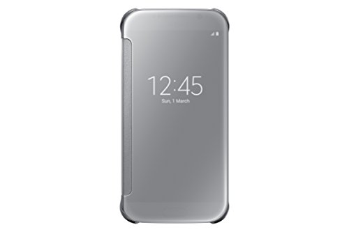 0887276060927 - SAMSUNG S-VIEW FLIP COVER FOR SAMSUNG GALAXY S6 - CLEAR SILVER