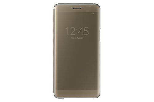 0887276181288 - SAMSUNG GALAXY NOTE7 CASE S-VIEW CLEAR FLIP COVER - GOLD