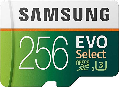 0887276373331 - SAMSUNG ELECTRONICS EVO SELECT 256GB MICROSDXC UHS-I U3 100MB/S FULL HD & 4K UHD MEMORY CARD WITH ADAPTER (MB-ME256HA)