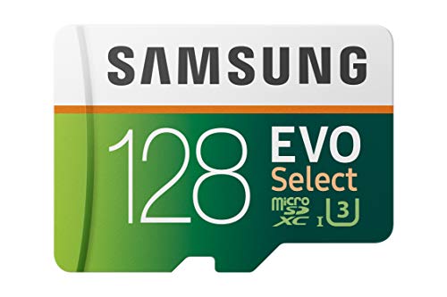 0887276373409 - SAMSUNG: EVO SELECT 128GB MICROSDXC UHS-I U3 100MB/S FULL HD & 4K UHD MEMORY CARD WITH ADAPTER (MB-ME128HA)