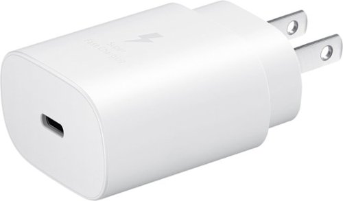 0887276523064 - SAMSUNG - 25W SUPER FAST CHARGING WALL CHARGER USB-C - WHITE