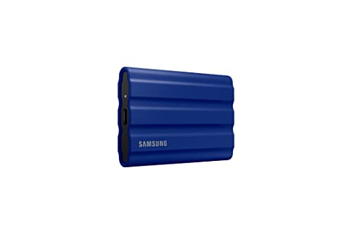 0887276545653 - SAMSUNG - T7 SHIELD 2TB EXTERNAL USB 3.2 GEN 2 RUGGED SSD IP65 WATER RESISTANT - BLUE