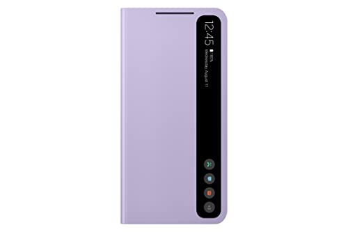 0887276575964 - SAMSUNG GALAXY S21 FE 5G S VIEW COVER, PROTECTIVE PHONE CASE WITH SMART VIEW TOUCH CONTROL, SUSTAINABLE DESIGN, US VERSION, LAVENDER