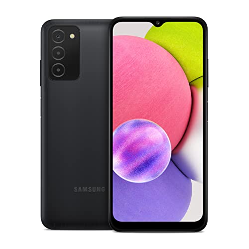 0887276618463 - SAMSUNG GALAXY A03S CELL PHONE, FACTORY UNLOCKED ANDROID SMARTPHONE, 32GB, LONG LASTING BATTERY, EXPANDABLE STORAGE, 3 CAMERA LENSES, INFINITE DISPLAY, US VERSION, BLACK