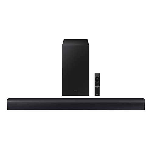 0887276745534 - SAMSUNG HW-C450 2.1CH SOUNDBAR W/DTS VIRTUAL X, SUBWOOFER INCLUDED, BASS BOOST, ADAPTIVE SOUND LITE, GAME MODE, BLUETOOTH, WIRELESS SURROUND SOUND COMPATIBLE, ALEXA BUILT-IN (NEWEST MODEL)