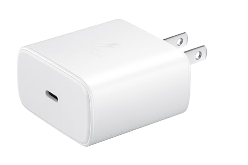 0887276746951 - SAMSUNG 25W WALL CHARGER POWER ADAPTER, CABLE NOT INCLUDED, SUPER FAST CHARGING, COMPACT DESIGN, COMPATIBLE WITH GALAXY AND USB TYPE C DEVICES, WHITE