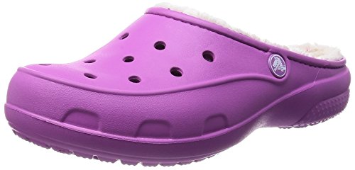 0887350449730 - CROCS FREESAIL LINED CLOGS 9 M, WILD ORCHID/OAT