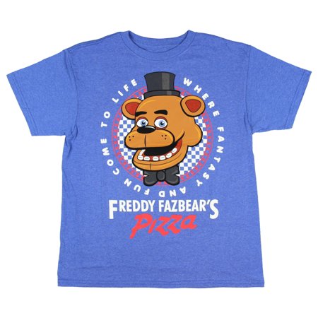 0887439957019 - FIVE NIGHTS AT FREDDY'S PIZZA BOYS YOUTH T-SHIRT LICENSED (MEDIUM)