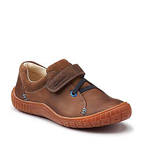 0887460361465 - CLARKS RAPPER FUN TODDLER BOYS BROWN LEATHER 12.5 MW US