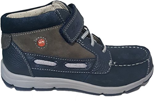 0887460367450 - CLARKS UN TO TODDLERS, NAVY CASUAL BOOTS 9.5 MW
