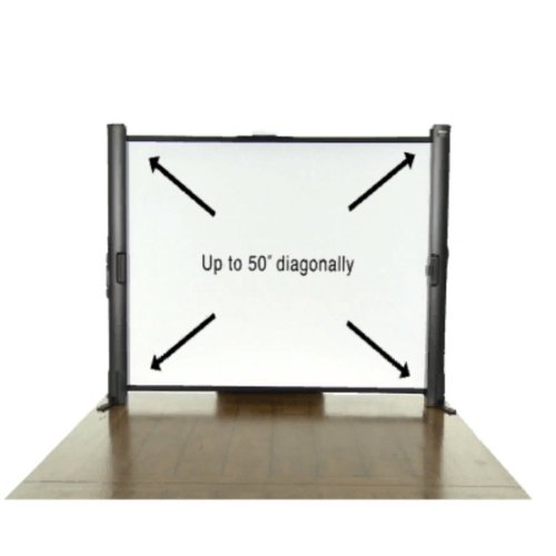 0887484483884 - EPSON ES1000 ULTRA PORTABLE TABLETOP PROJECTION SCREEN (V12H002S4Y)